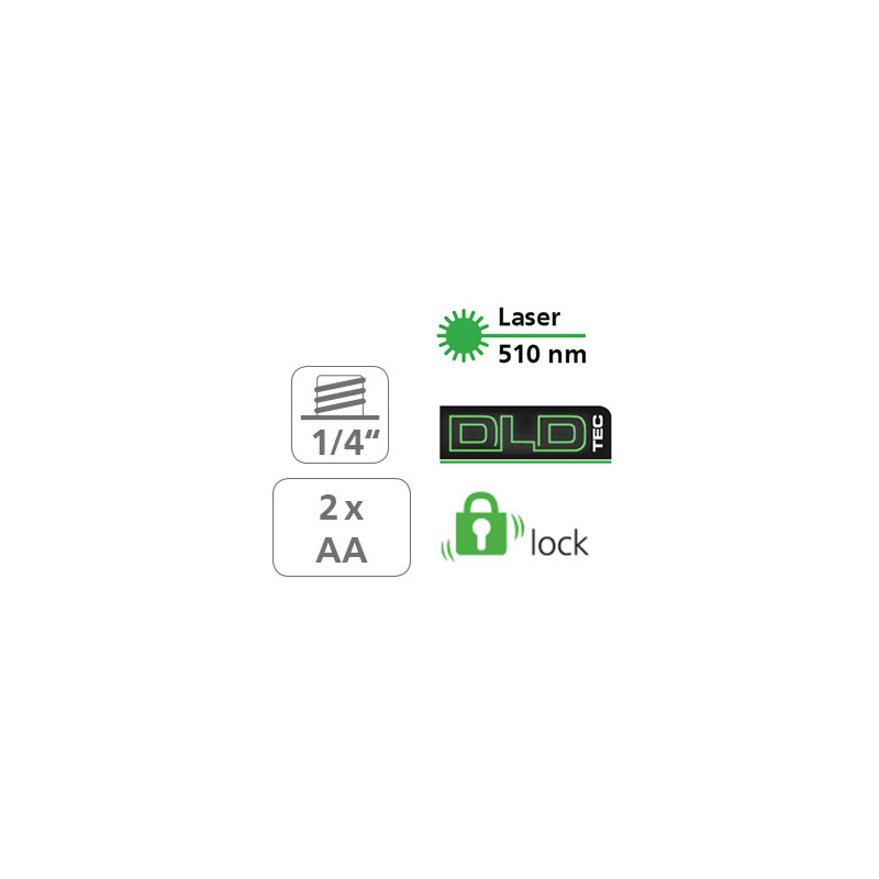 Laserliner SmartVision Set kruislijnlaser Groen