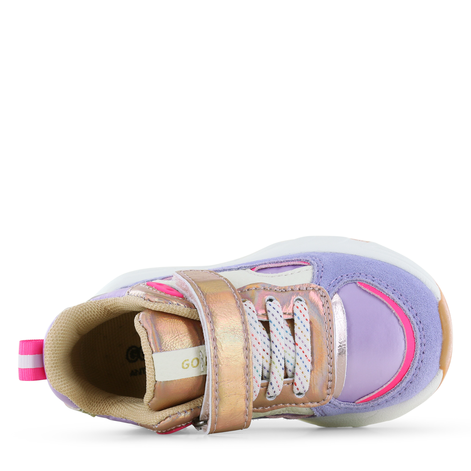 Go Banana’s lila sneaker Metallic, Microfiber leer, Suède | Meisjes schoene