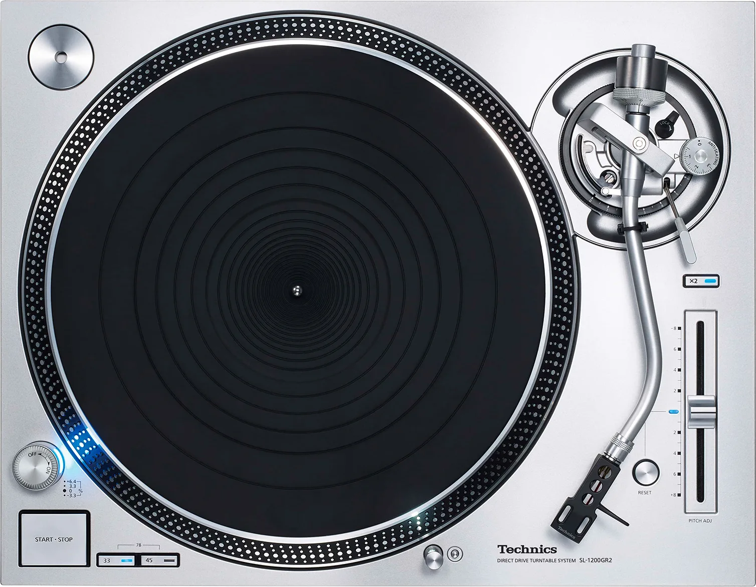 Technics SL-1200GR2 Silver Platines vinyle hi-fi