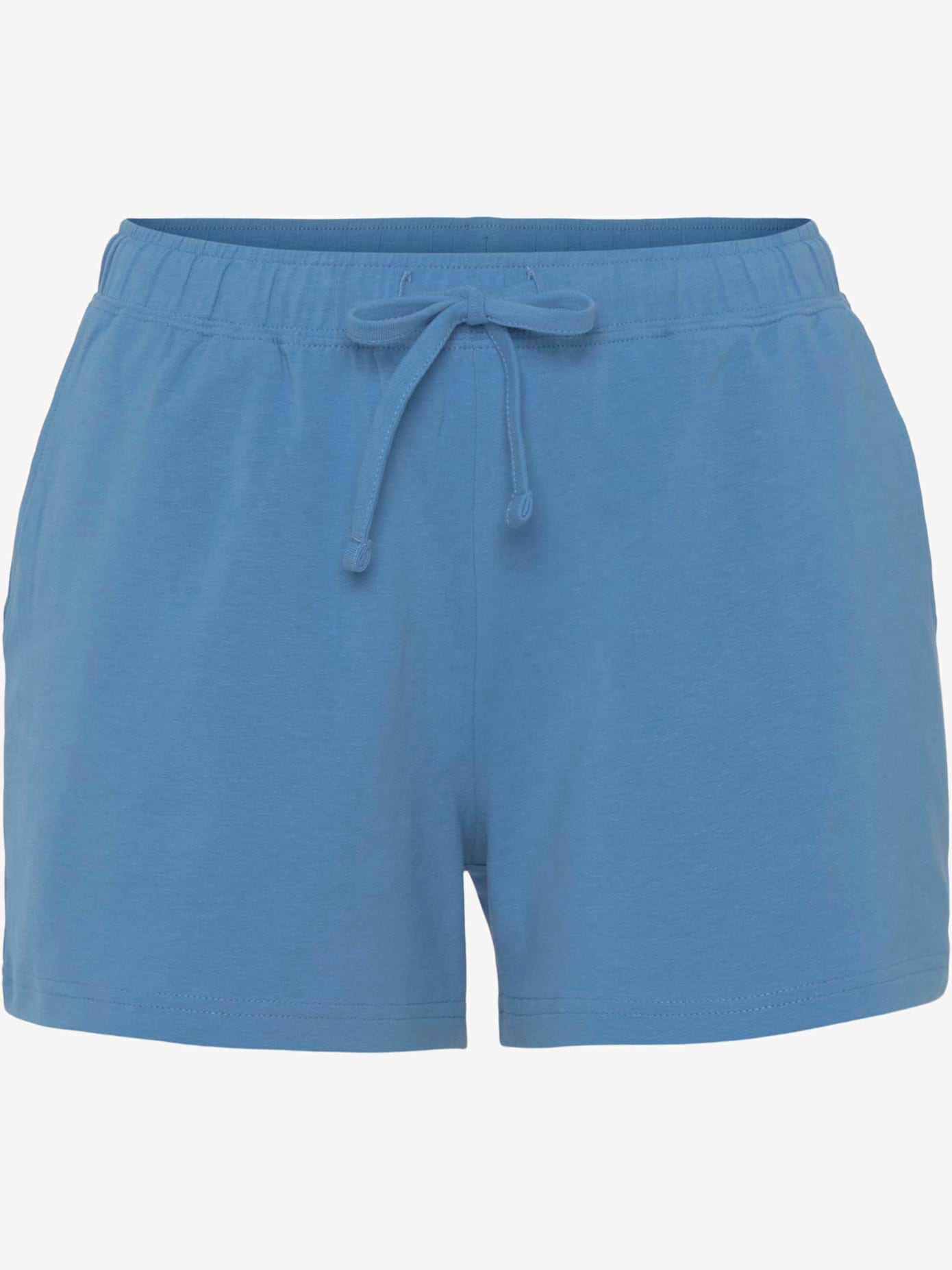 Pyjama court à rayures en fils teintés