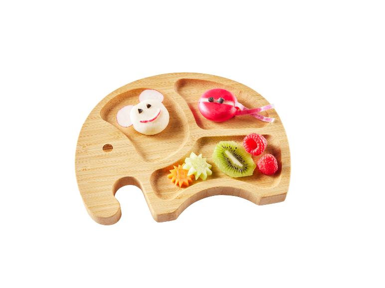 Bamboe kinderbord met zuignap