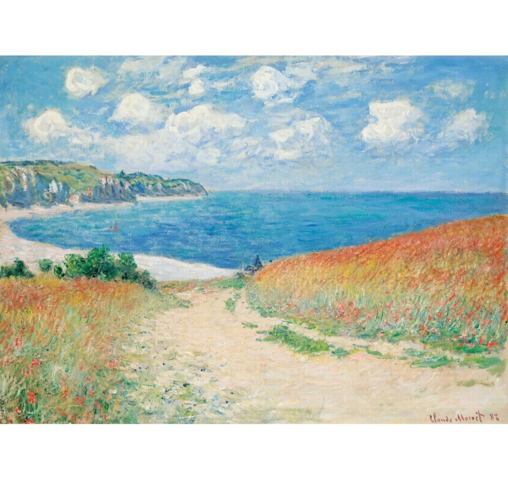 Chemin dans les blés de monet