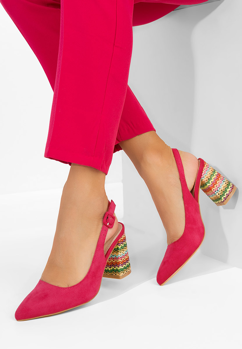 Chaussures slingback fuchsia Alesiella