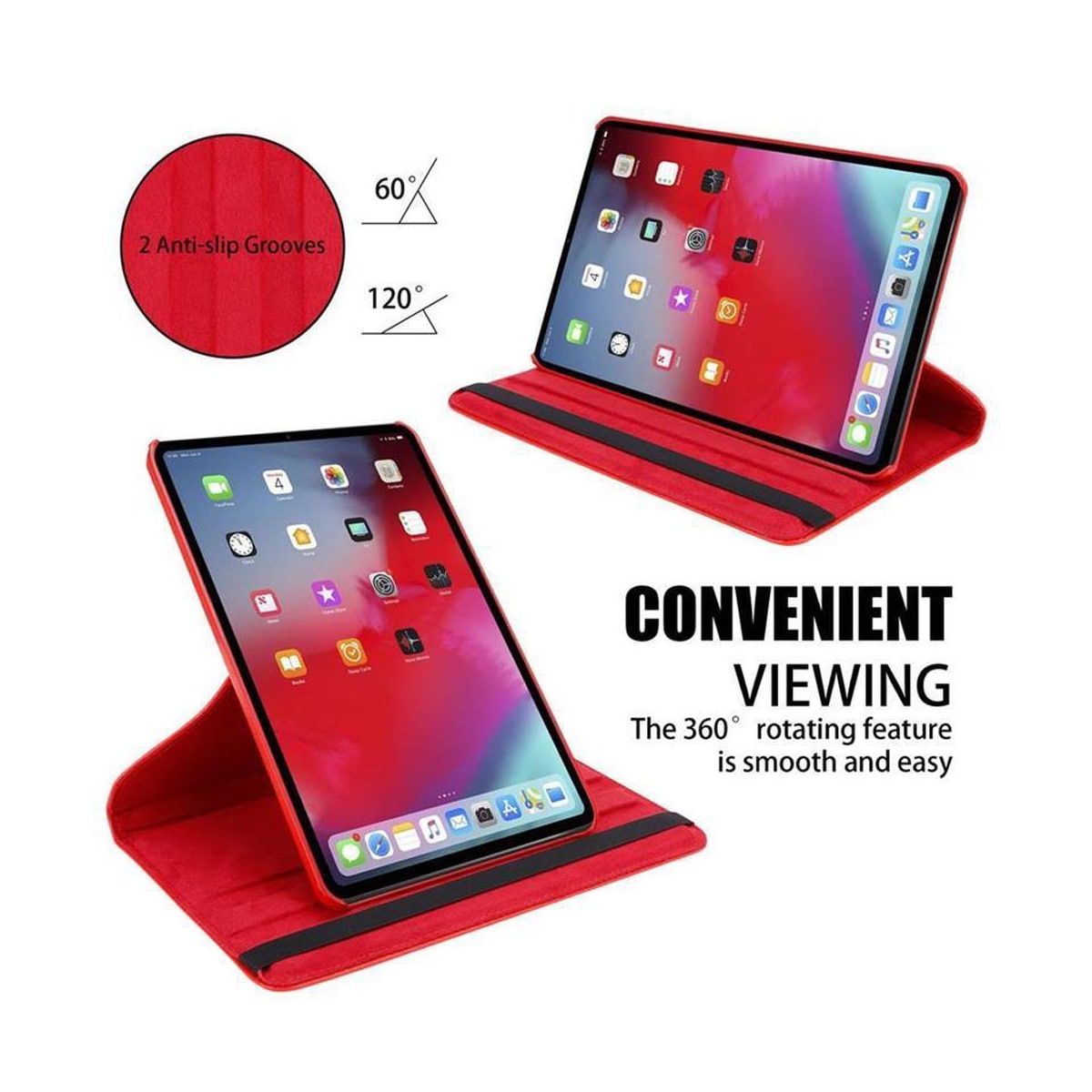 iPad PRO 11 2018 (11 tomme) deksel til nettbrett (rød)
