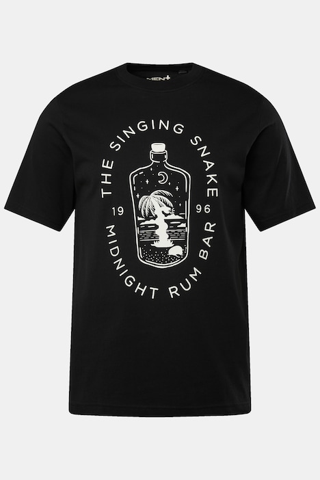Men+ T-Shirt, Halbarm, Frontdruck, bis 84/86