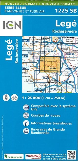 IGN - 1225 SB LEGE 1 25 000