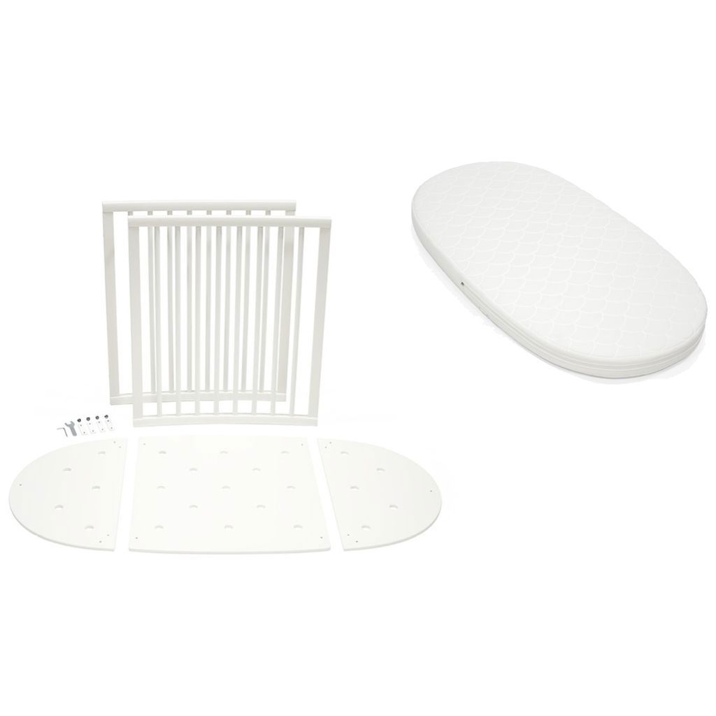 STOKKESTOKKE   Sleepi V3 Umbausatz inkl Matratze white