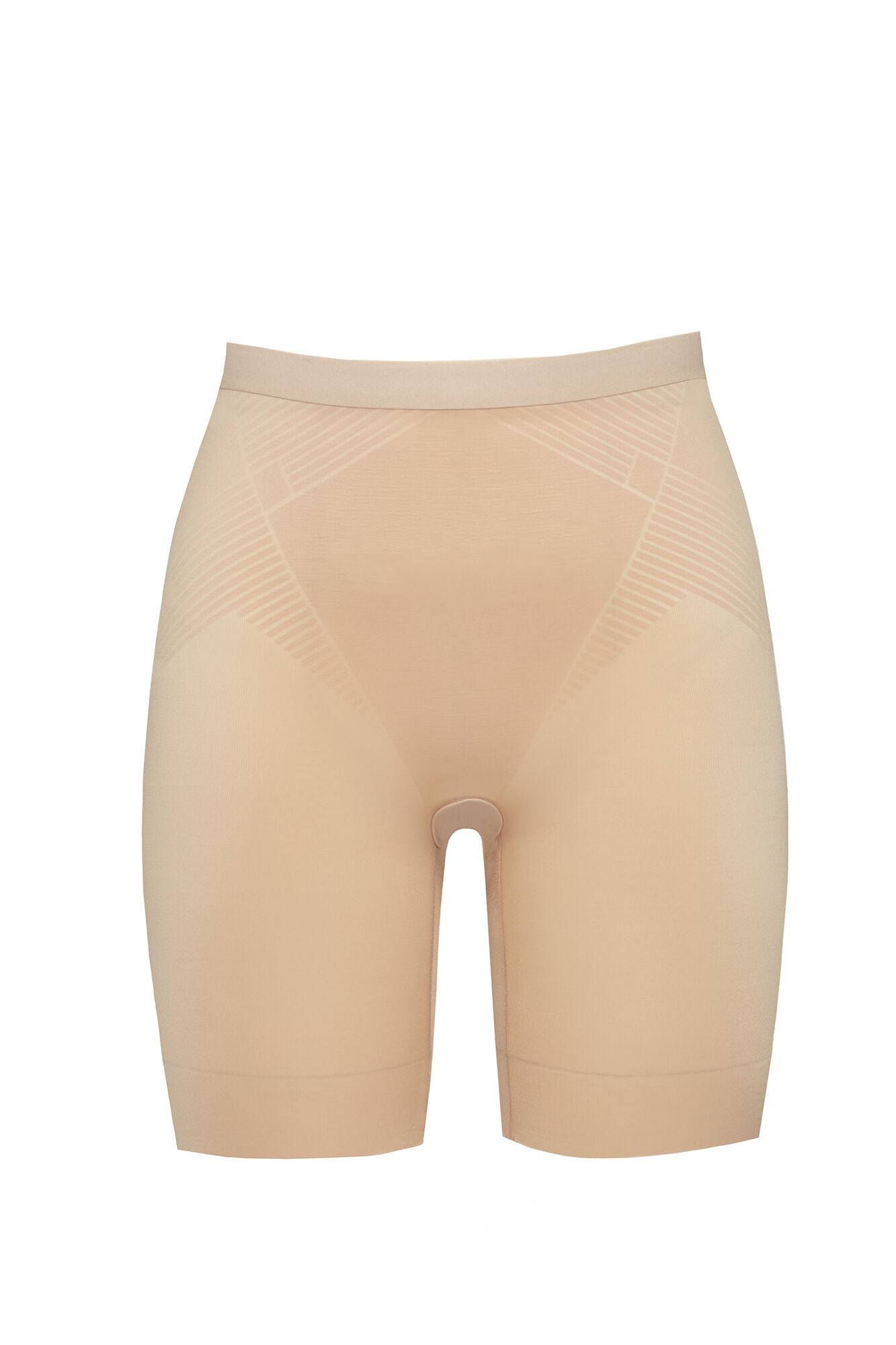 Cinta modeladora curta invisível bege Spanx - nude