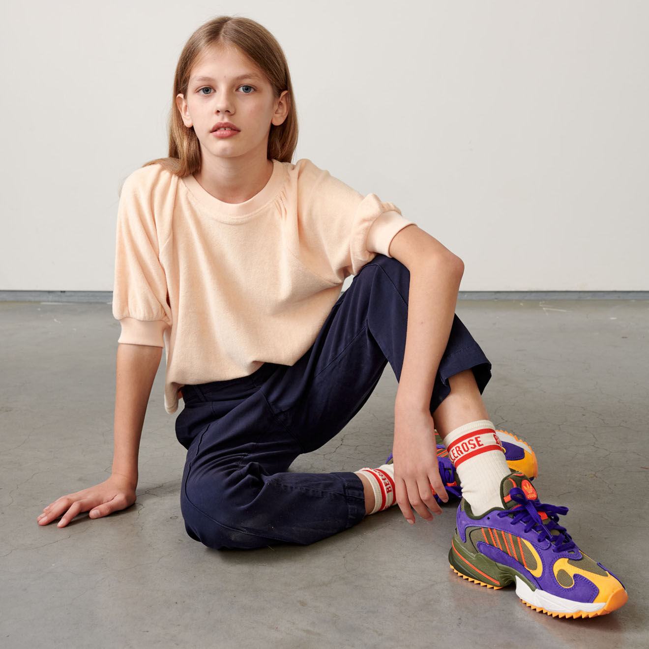 Bellerose Sweat Moni en Coton éponge rose pâle