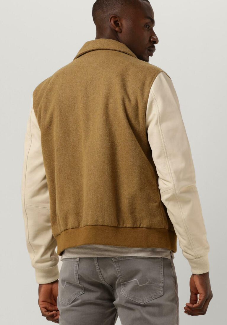 GOOSECRAFT bruine goosecraft jack gc varsity jacket