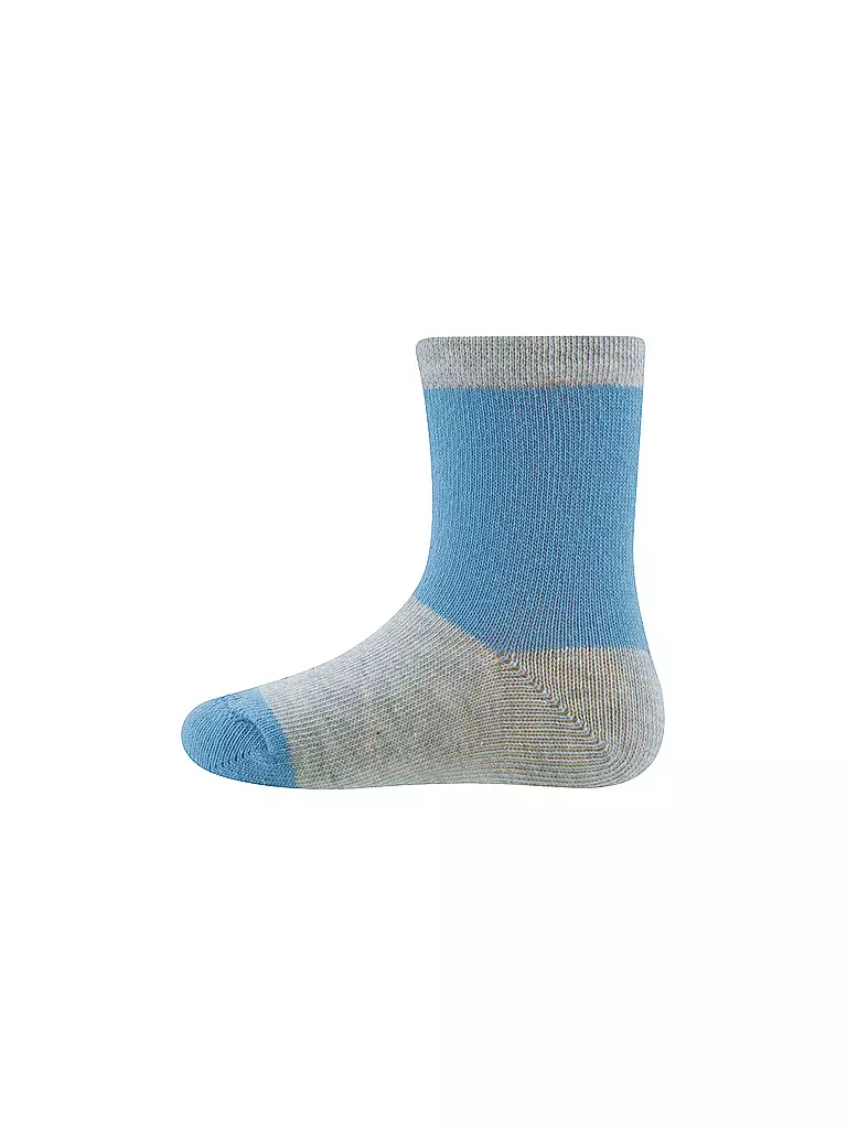 EWERS Baby Socken 2er Pkg h.blau hellblau