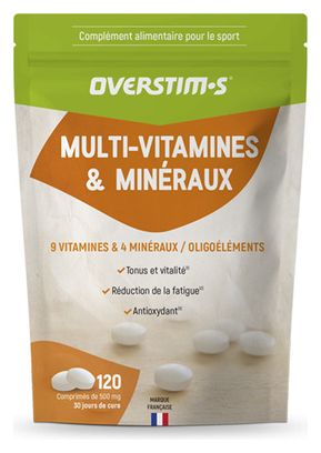 Multi-vitamines & Minéraux Overstims - 120 comprimés