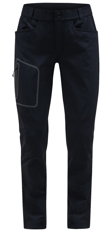 Light Softshell Scale Pants Dame Black
