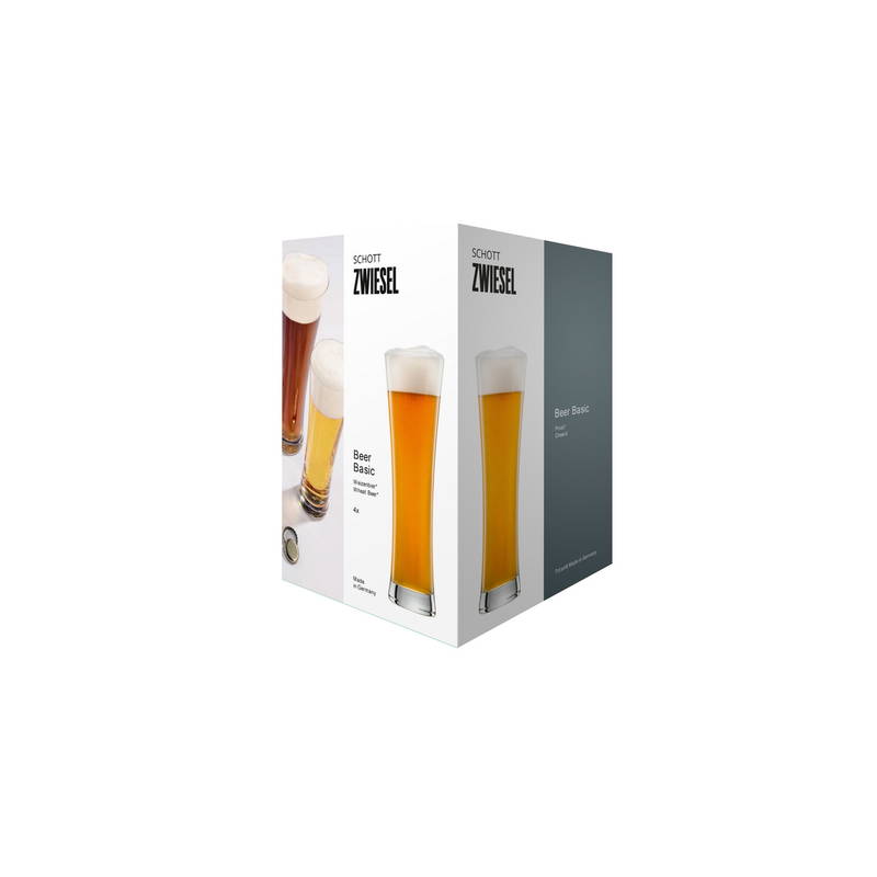 SCHOTT ZWIESEL 4-tlg. Weizenbiergläser Set BEER BASIC