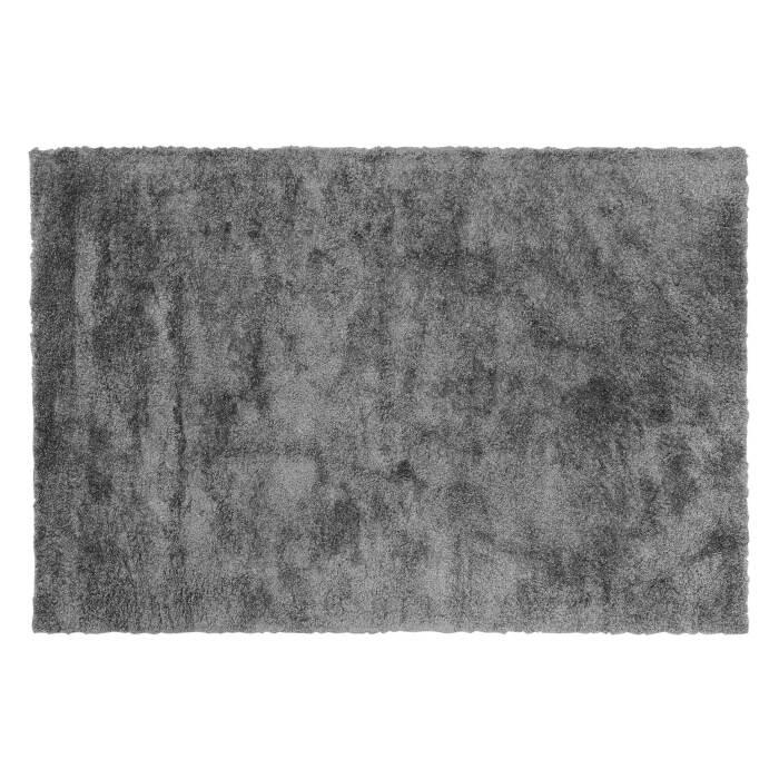 TAPIS RECTANGLE 160X230CM SHAGGY UNI TANGO GRIS
