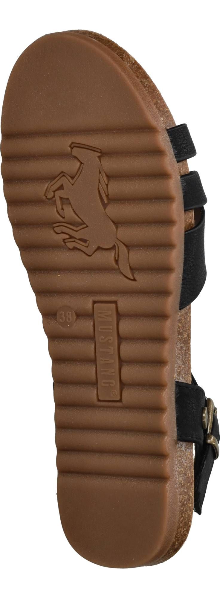 Mustang Sandalen Zwart Dames