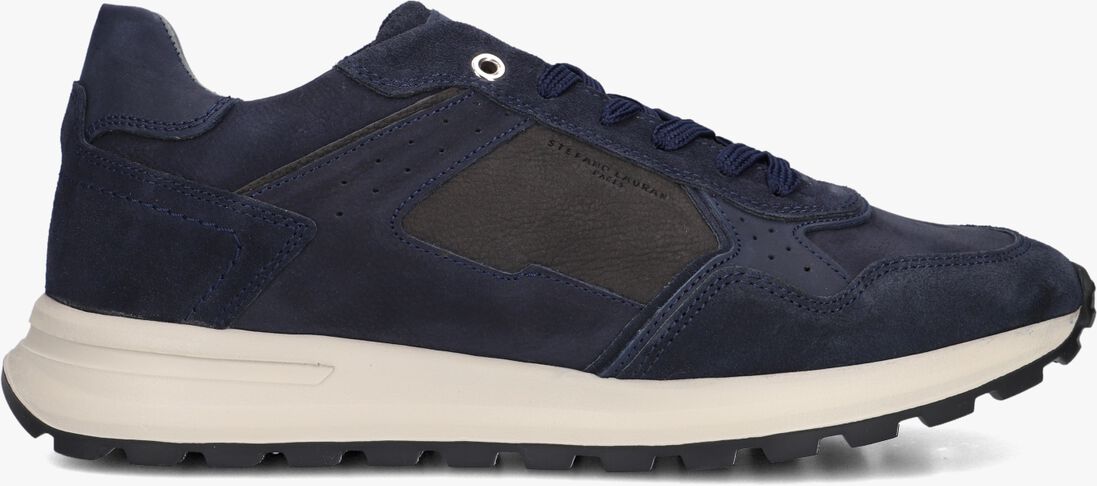 donkerblauwe stefano lauran lage sneakers star 005