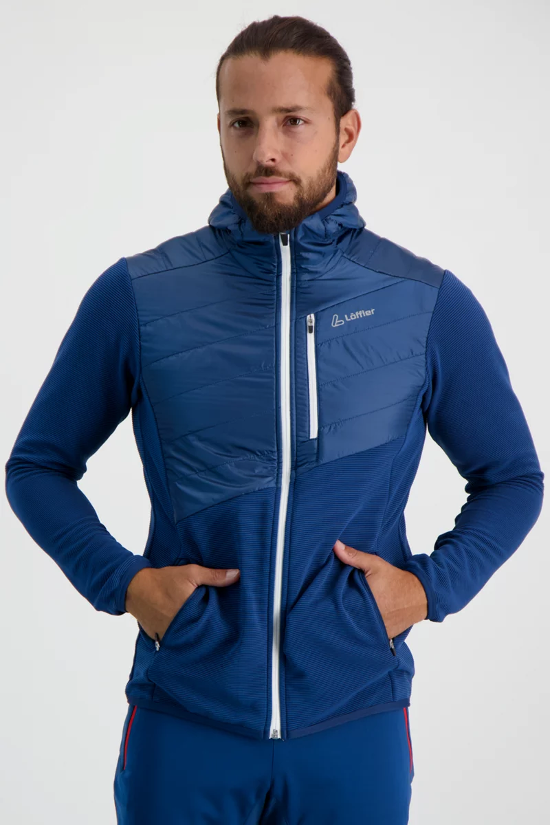 Löffler Hooded Hybrid Izzy PL Active Herren Langlaufjacke