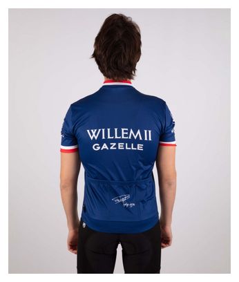 Maillot Manches Courtes Velo Rogelli Willem 2 - Homme - Bleu