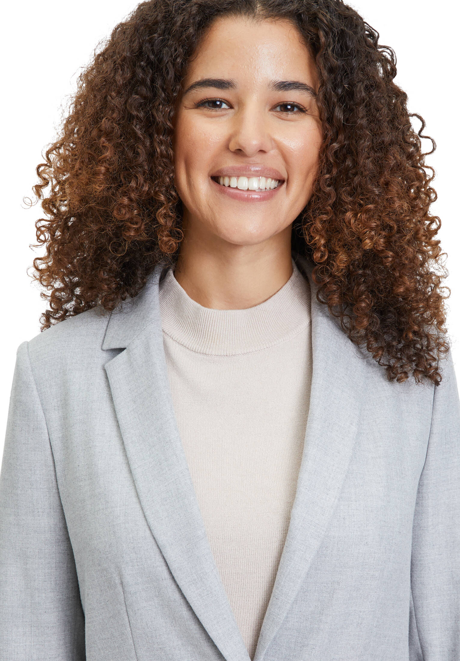 Betty & Co| Damen Longblazer mit Taschen