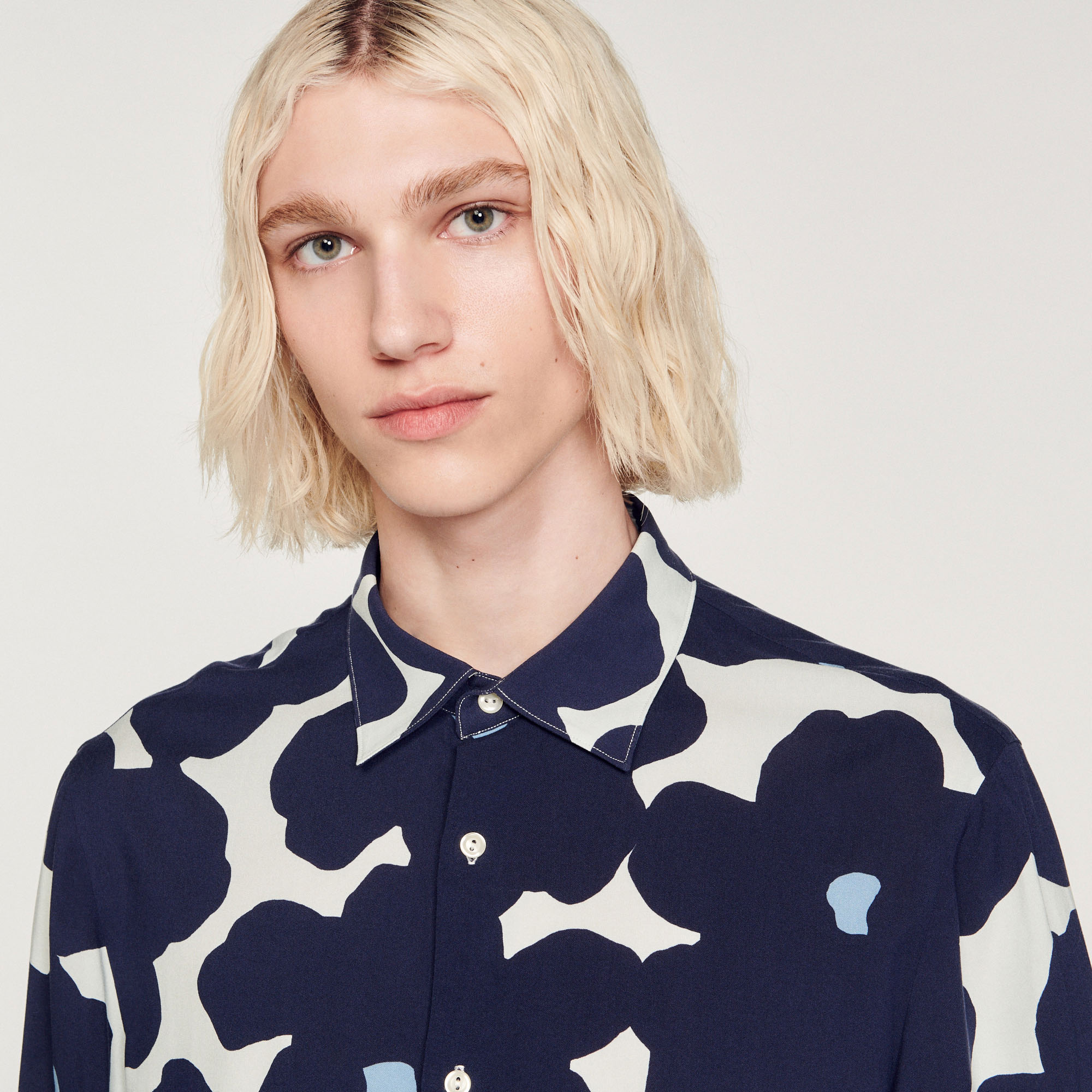 Chemise imprime fleurs