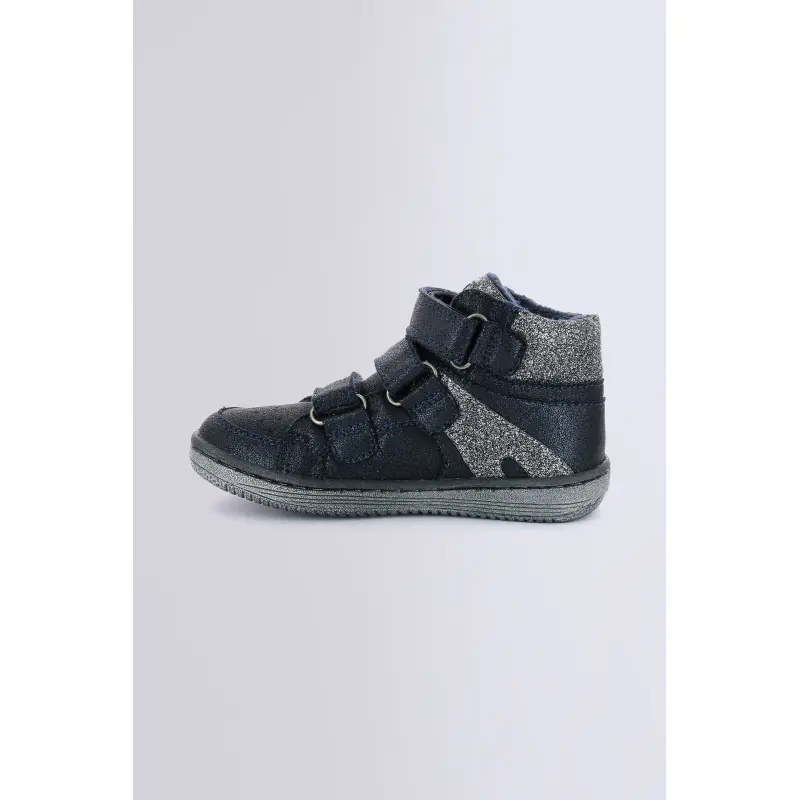 LOHAN MARINE ARGENT BRILLANT (20-27) SNEAKERS HAUTES Synthétique Fille
