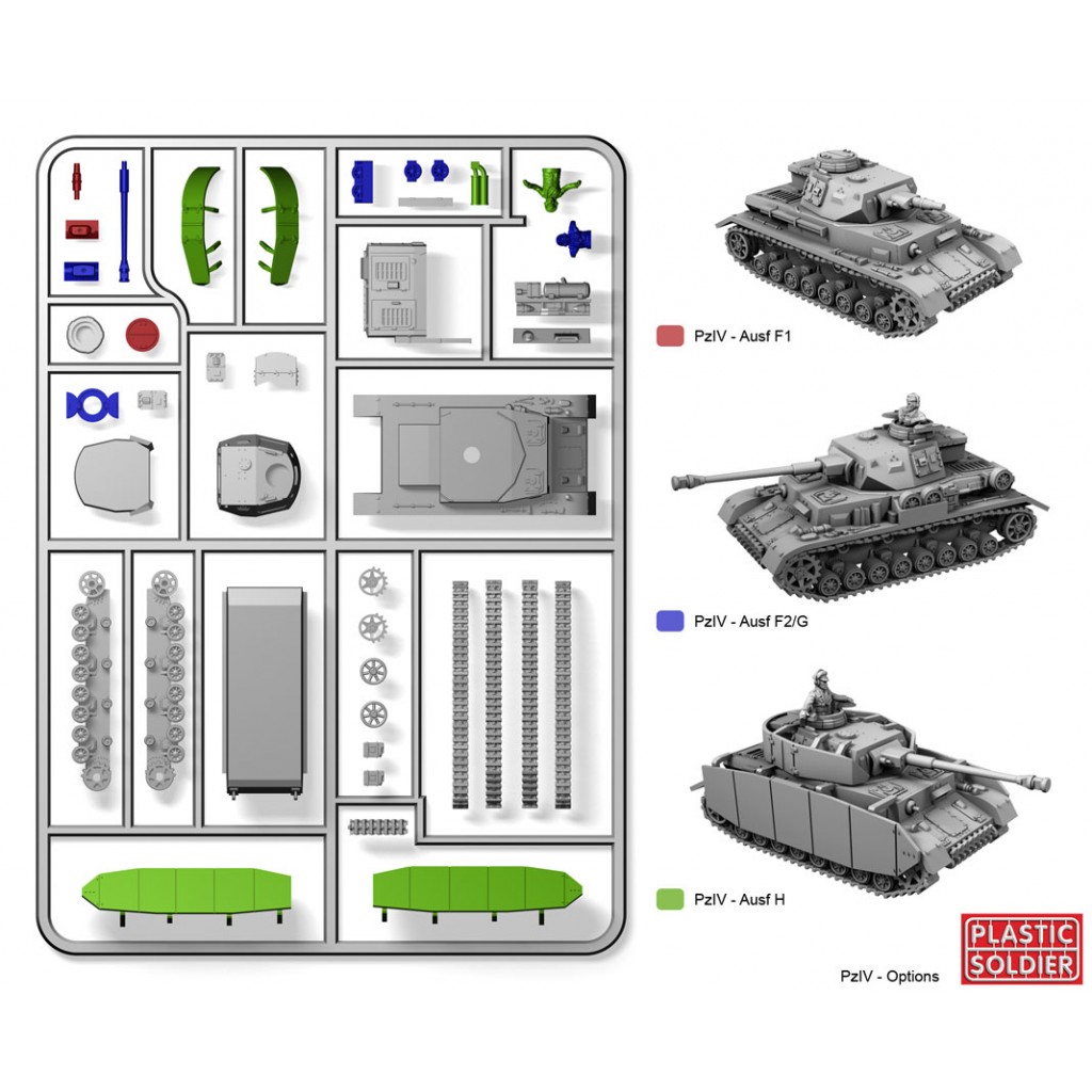 15mm WW2 German Panzer IV Tank