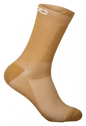 Chaussettes Poc Lithe MTB Marron Argonite