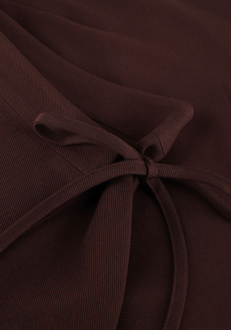 bruine olaf hussein rokken wrap skirt