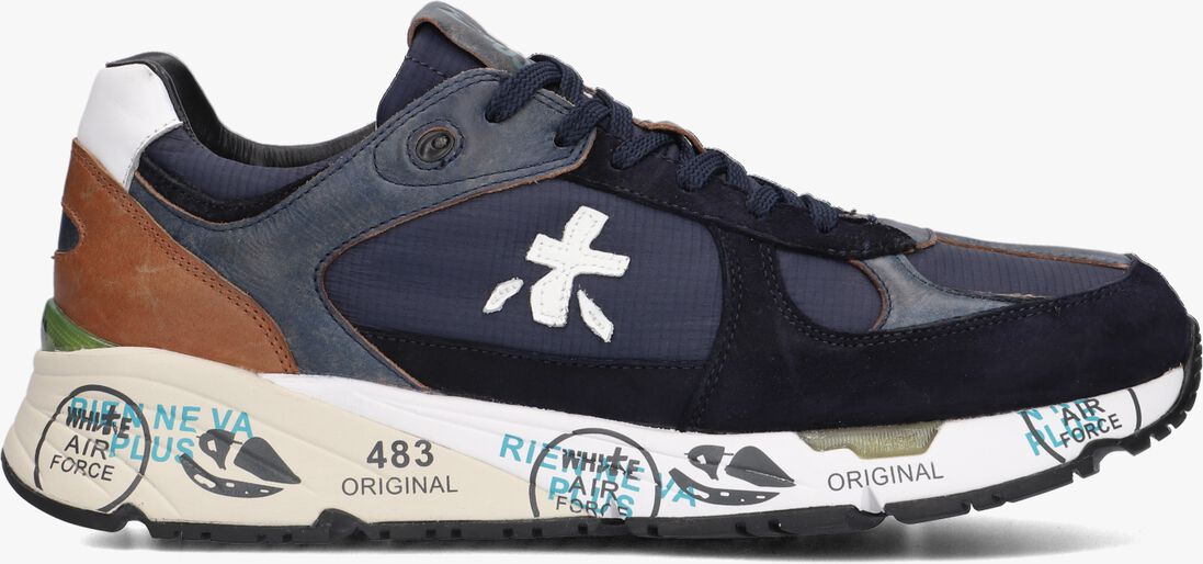 PREMIATA blauwe premiata lage sneakers mase