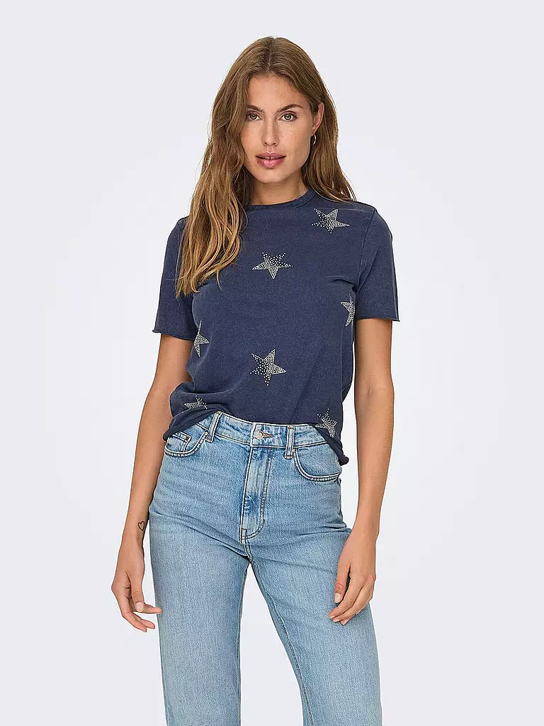 ONLY T-Shirt ONLHARPER dunkelblau