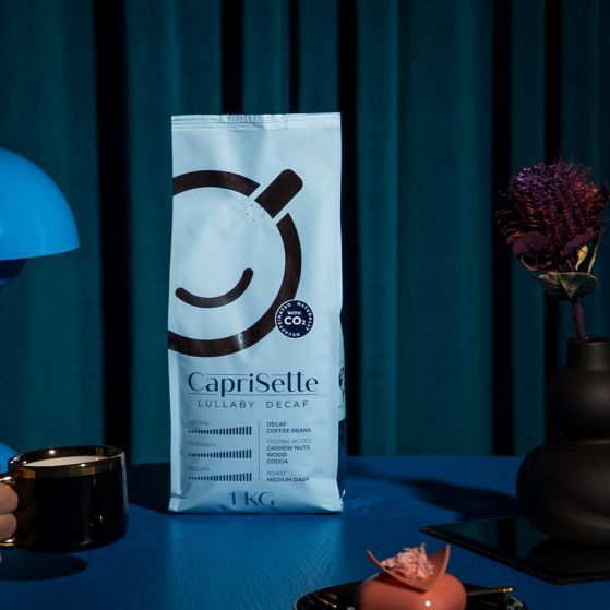 Cafeïnevrije koffiebonen Caprisette Lullaby Decaf, 1 kg