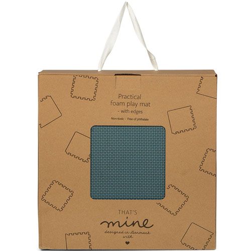 that's mine foam speelmat 100x100 cm - navy blue