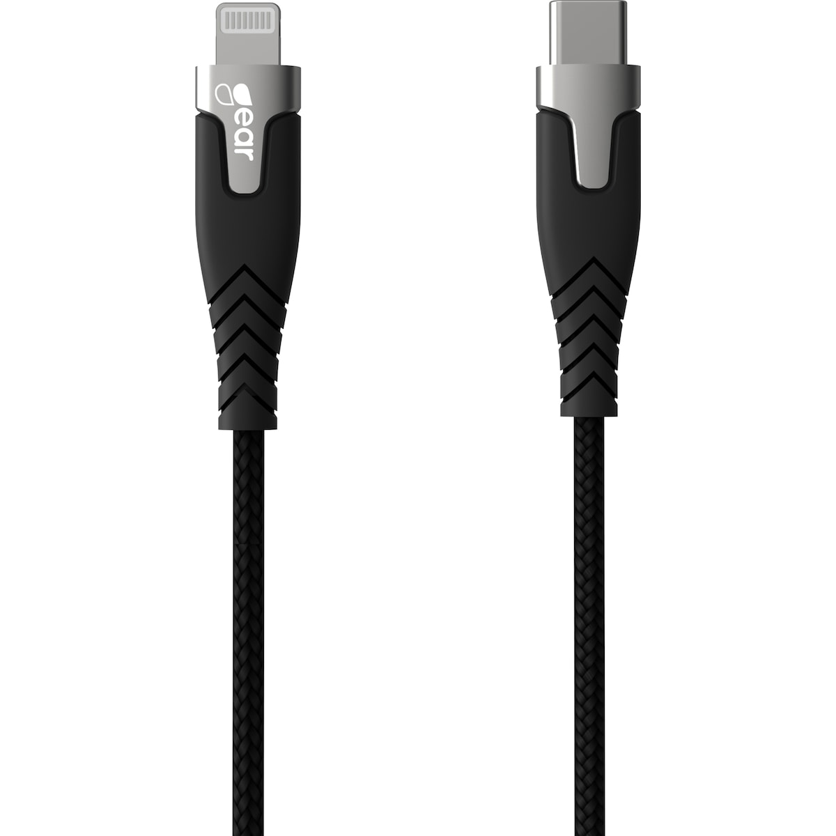 Gear USB-C til Lightning MFi Pro-klasse kabel 1,5m (sort)