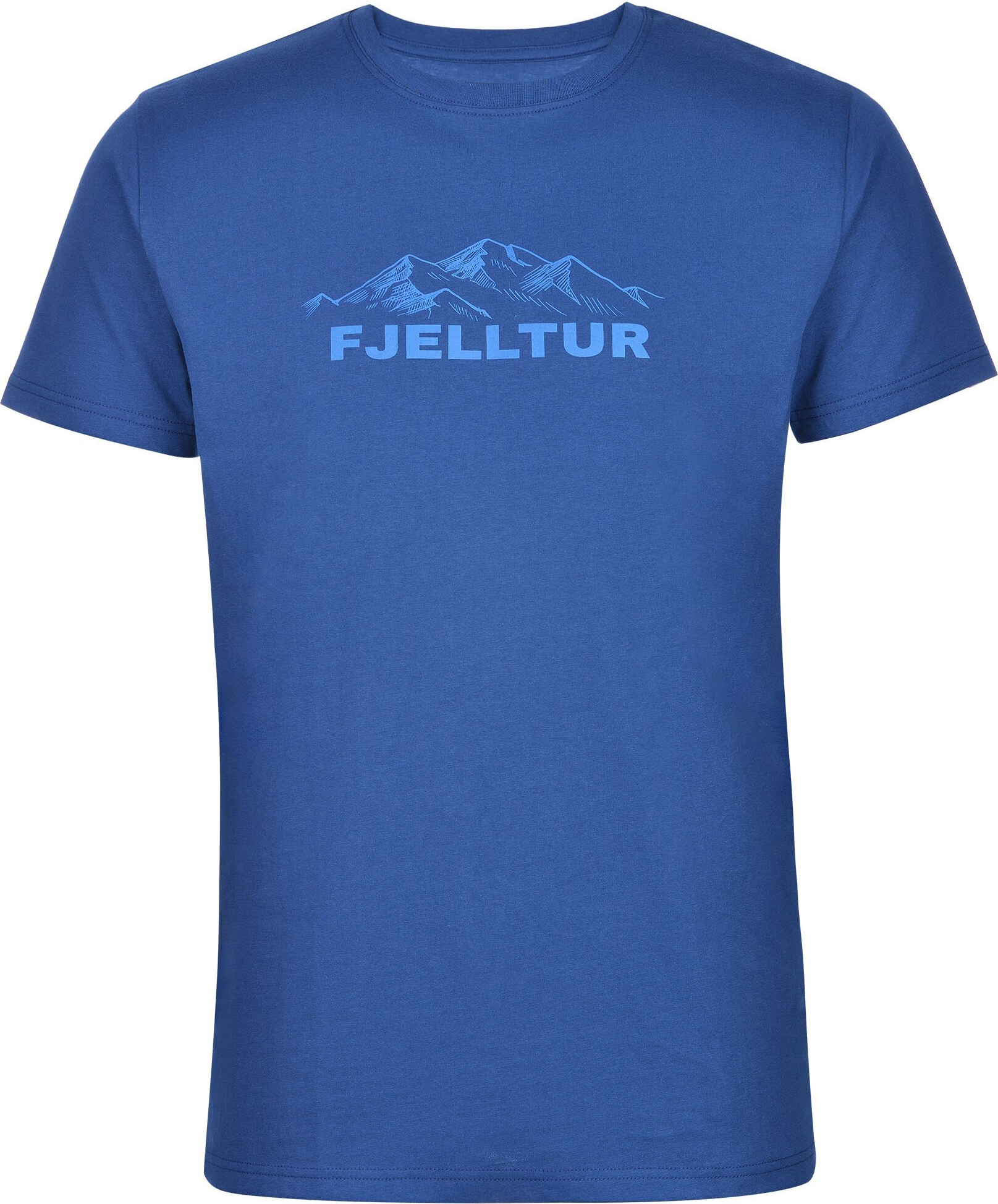 Eik Cotton Tee Herre Estate Blue