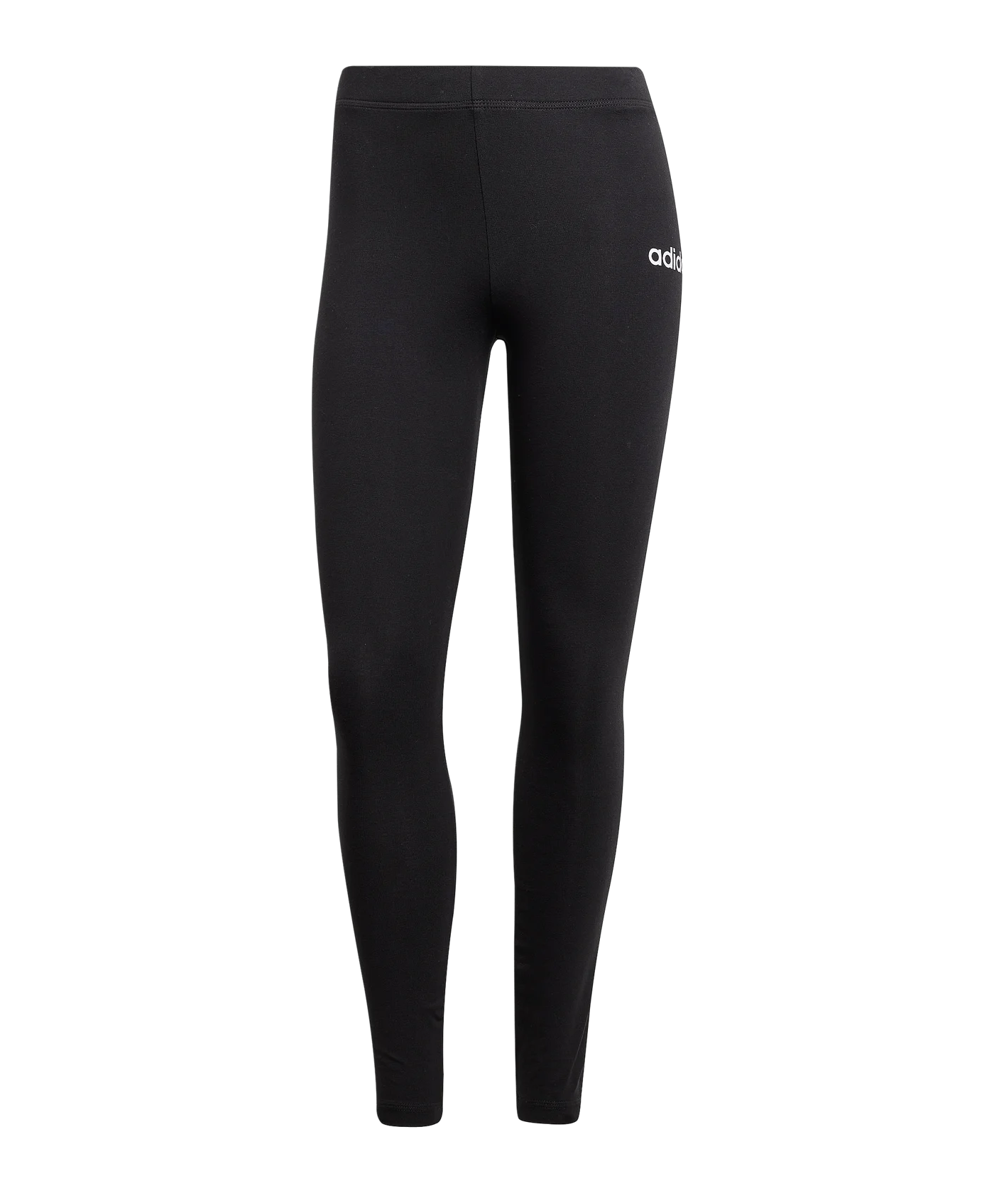 adidas Essentials Linear Cotton Leggings Schawrz