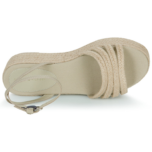 Tommy Hilfiger - ESSENTIAL BASIC FLATFORM SANDAL - Beige
