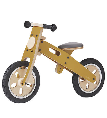 Flexa L?becykel - Indend?rs - Tr? - Play - Mustard/Birch Plywood