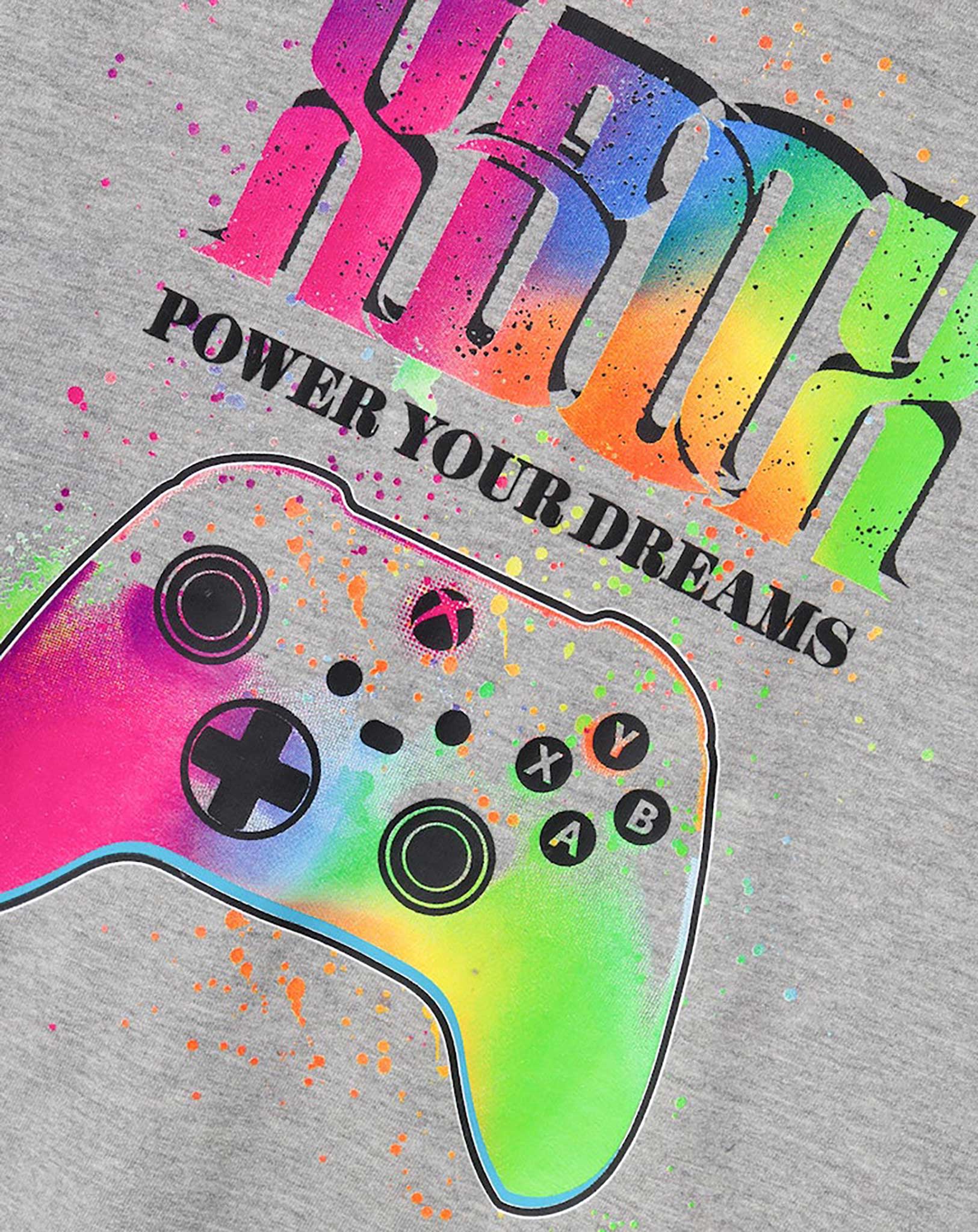 Kapuzen-Sweatshirt NKMDJIL XBOX in grey melange