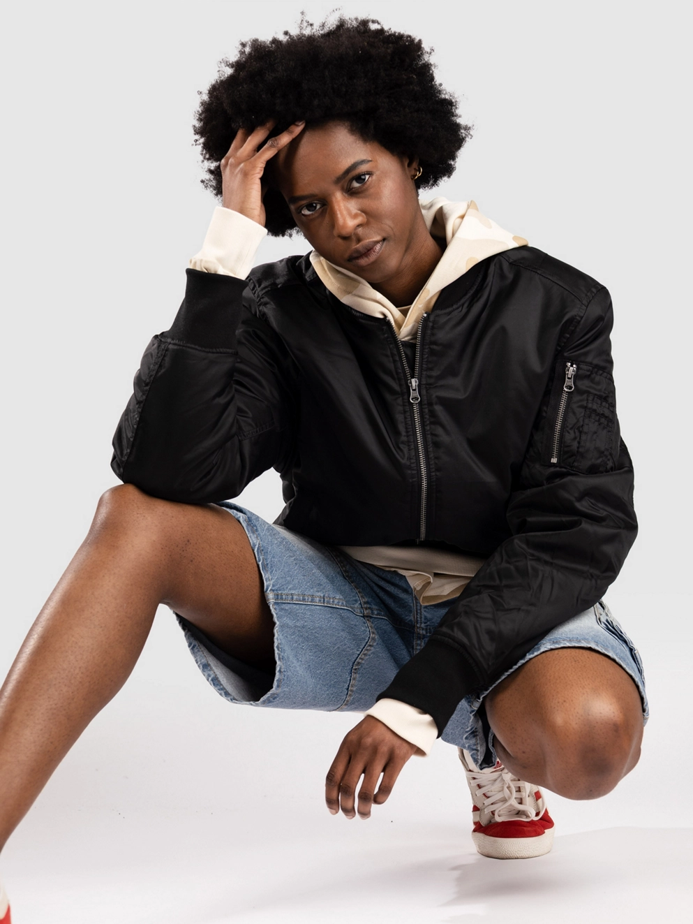 Urban Classics Basic Bomber Jacket black
