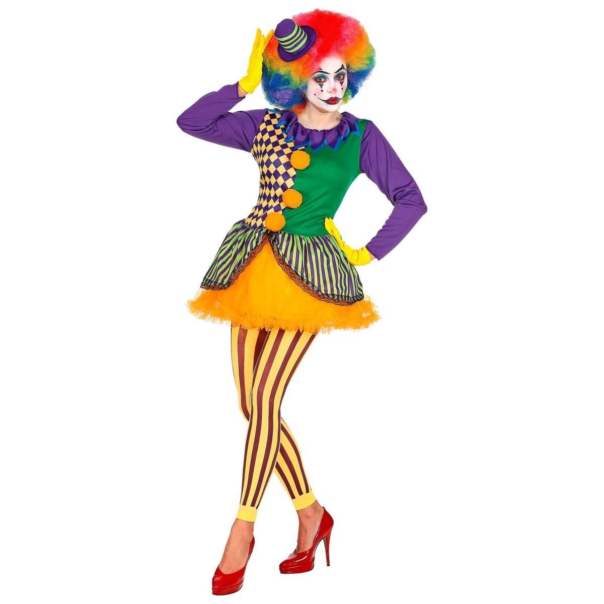 Joker Kostuum Dames 3 delig