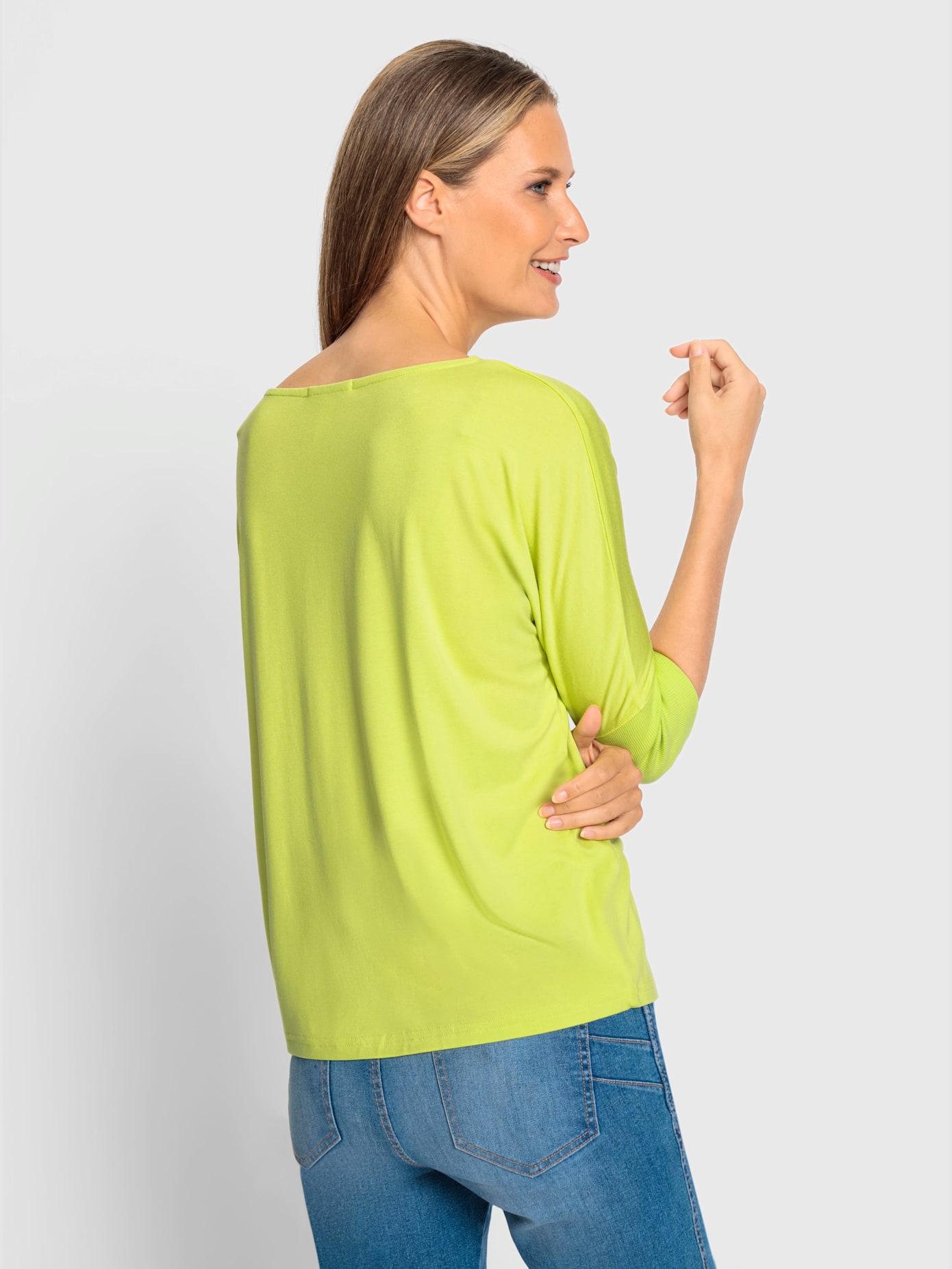 T-shirt manches chauve-souris 3/4