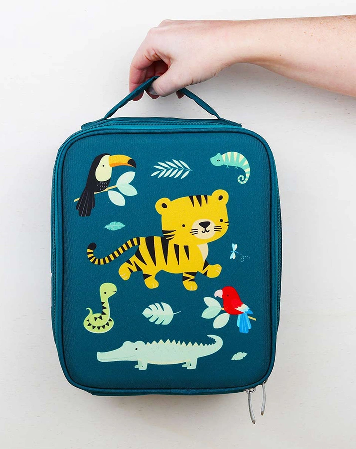 Kühltasche JUNGLE TIGER (24x29x9) in petrol
