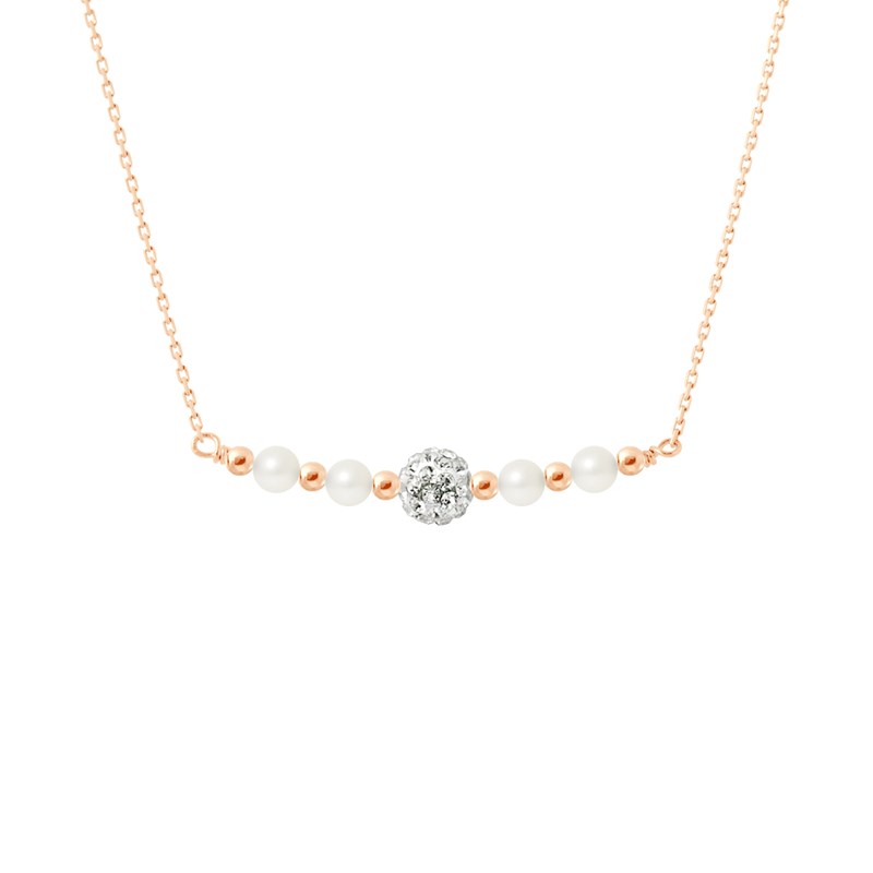 Collier - Perles de culture d'eau douce - Argent 925