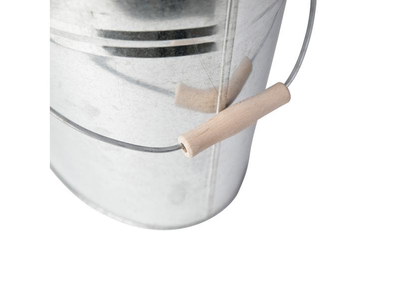 Kamino Ascheeimer mit Deckel, 24 l, Silber Praktischer Ascheeimer