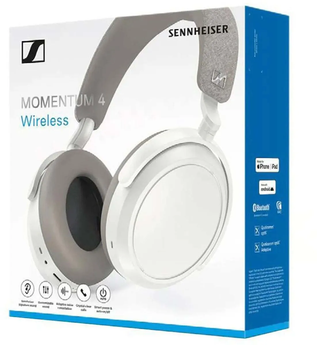 Sennheiser Momentum 4 Blanc Casques Bluetooth