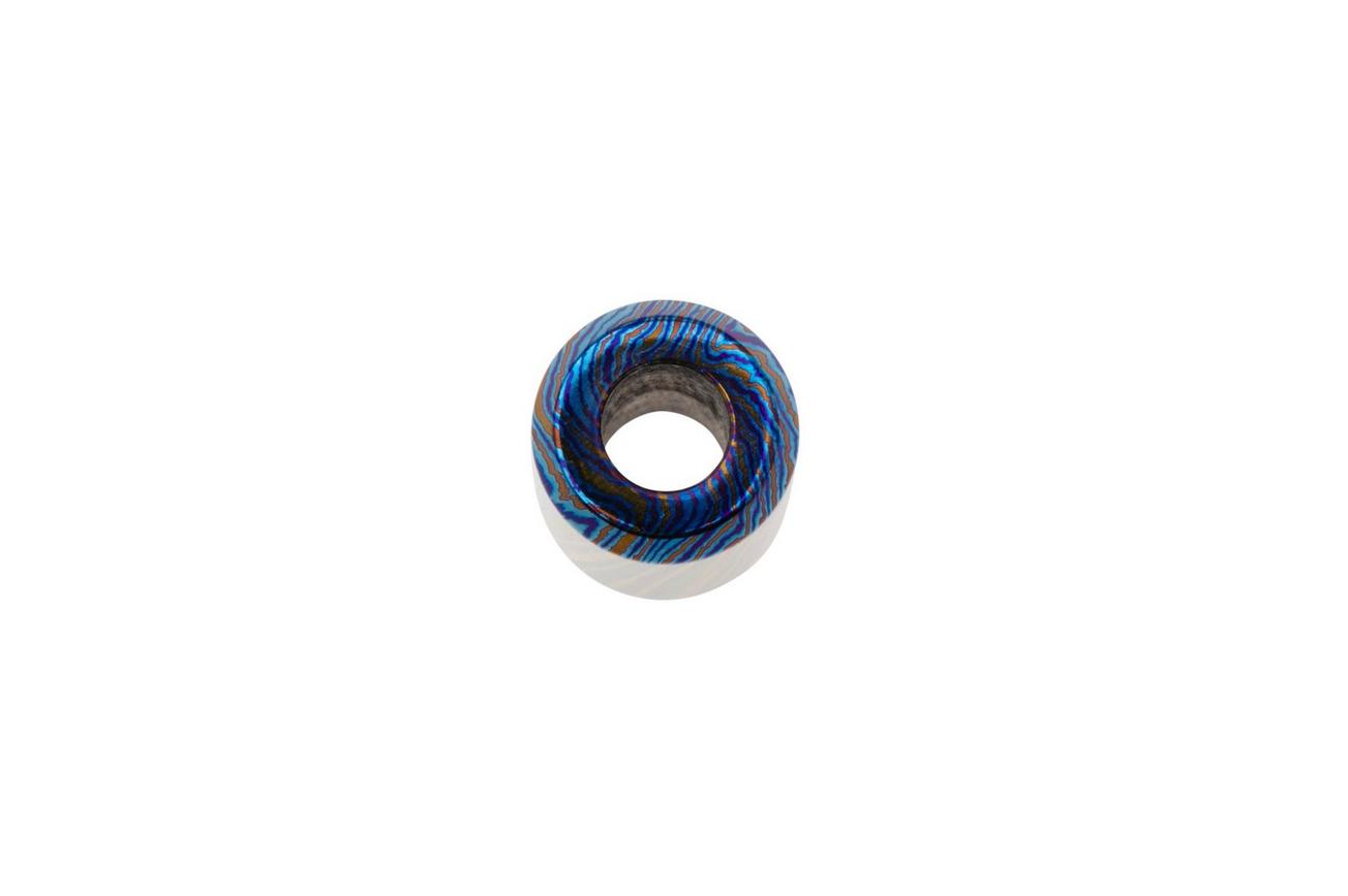 Big Idea Design Lanyard Bead DAM-BEAD-TI Titanium Damascus, bead