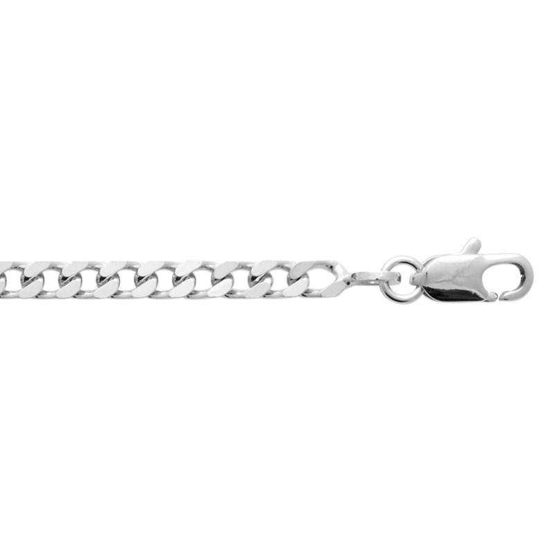 Chaine Homme - Argent 925 - Chaîne gourmette - Largeur : 3 mm - Longueur : 45 cm