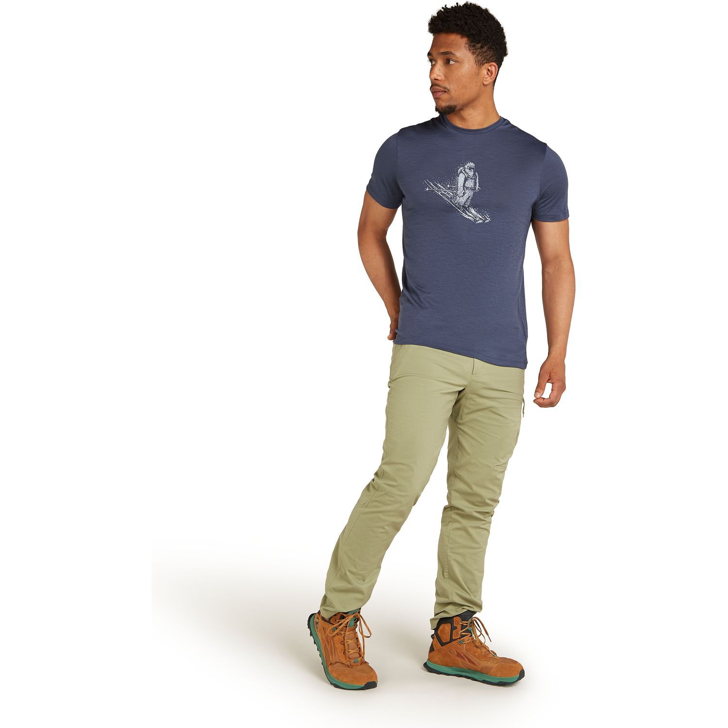IcebreakerMen Merino 150 Tech Lite SS Tee Skiing Yeti