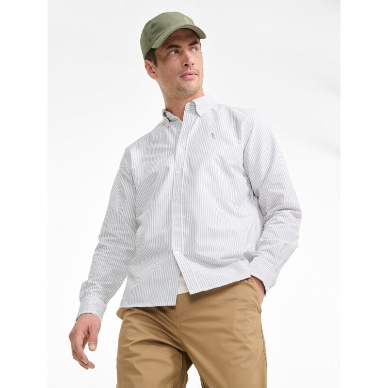 Chemise Manches Longues Oxford Rayures Dry Fast UV-C - Chemise homme